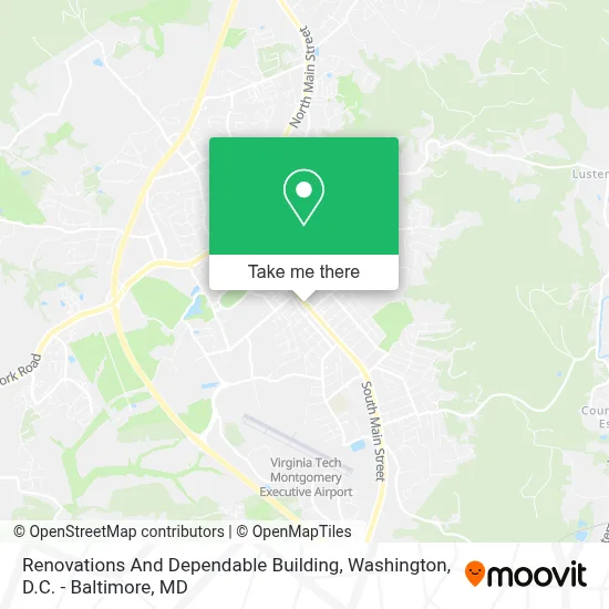 Renovations And Dependable Building map
