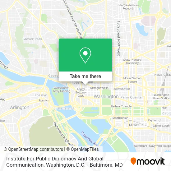 Institute For Public Diplomacy And Global Communication map