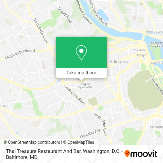 Thai Treasure Restaurant And Bar map