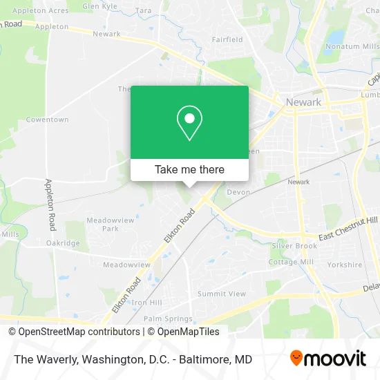 The Waverly map