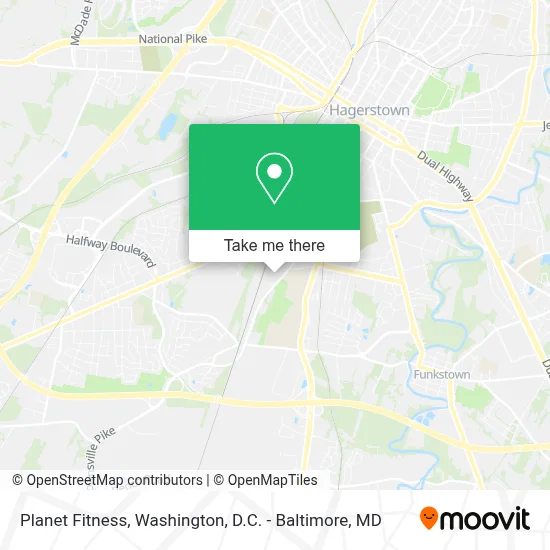 Planet Fitness map