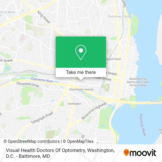 Visual Health Doctors Of Optometry map