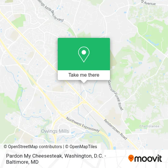 Pardon My Cheesesteak map