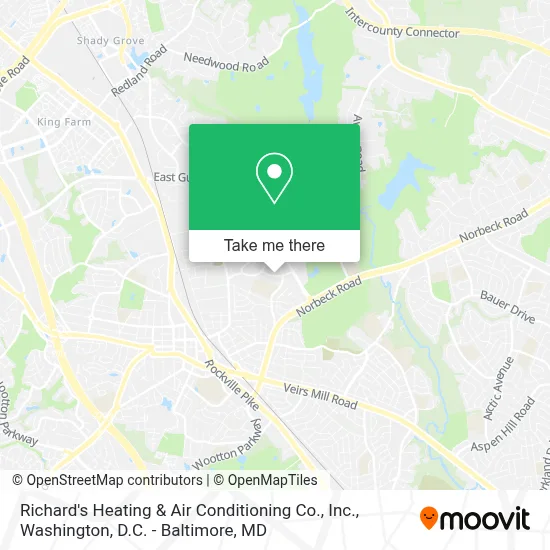 Richard's Heating & Air Conditioning Co., Inc. map