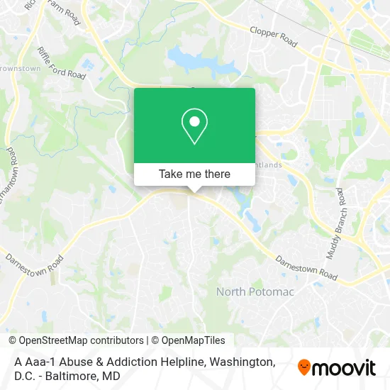 A Aaa-1 Abuse & Addiction Helpline map