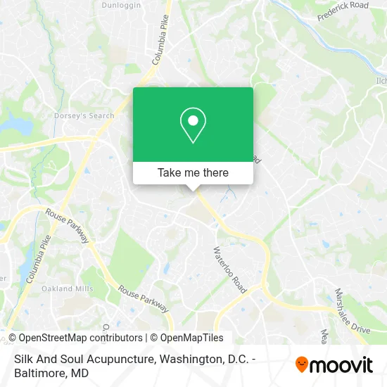 Silk And Soul Acupuncture map