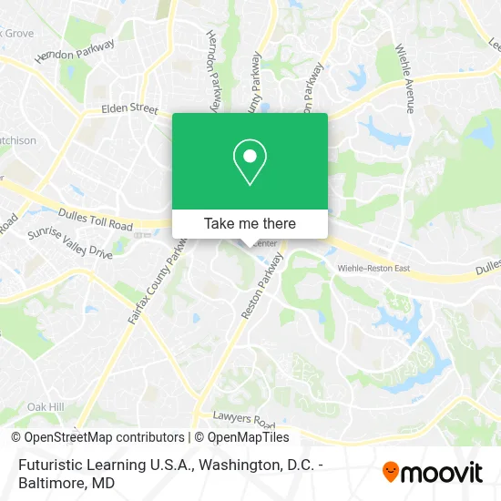 Futuristic Learning U.S.A. map