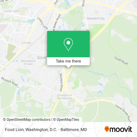 Food Lion map