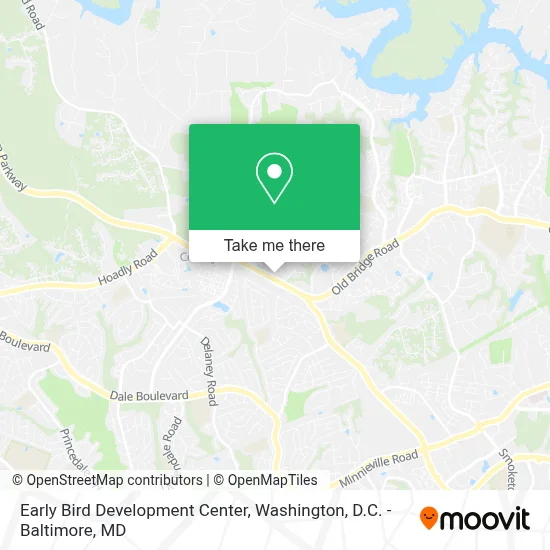 Early Bird Development Center map