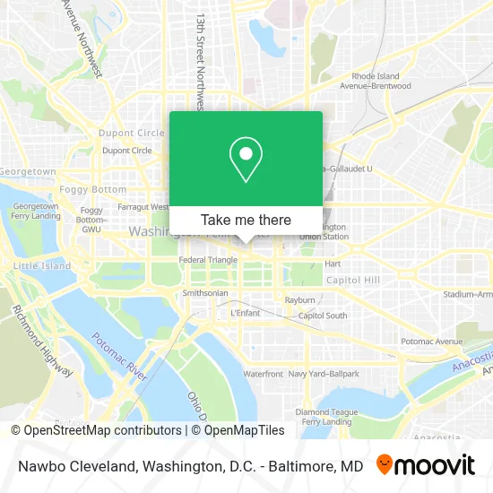 Nawbo Cleveland map