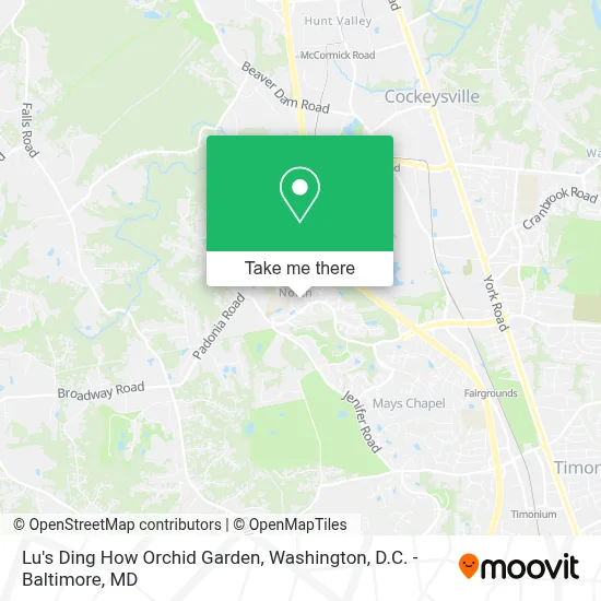 Lu's Ding How Orchid Garden map