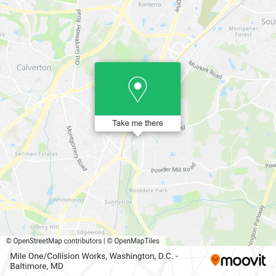 Mile One/Collision Works map