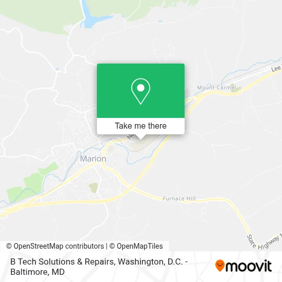 B Tech Solutions & Repairs map