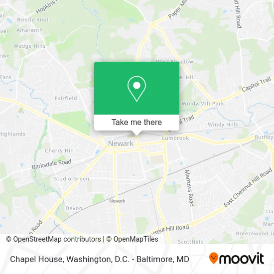 Chapel House map