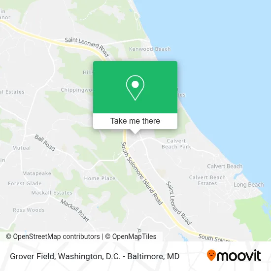Grover Field map