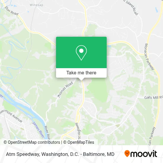 Atm Speedway map