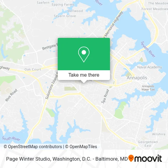 Page Winter Studio map