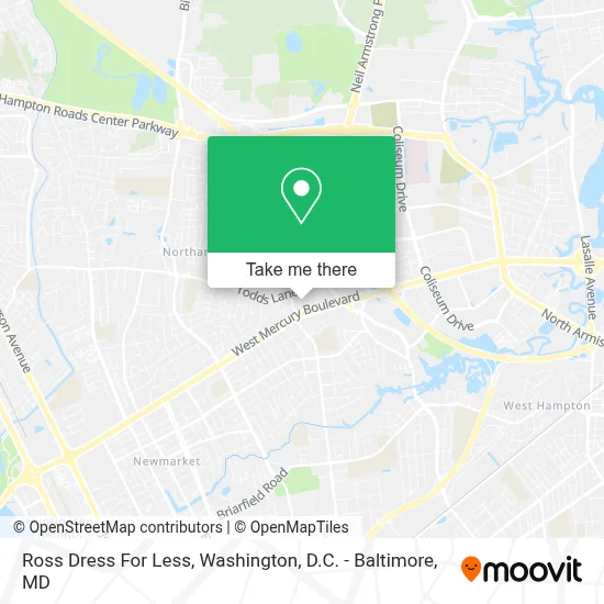 Ross Dress For Less map