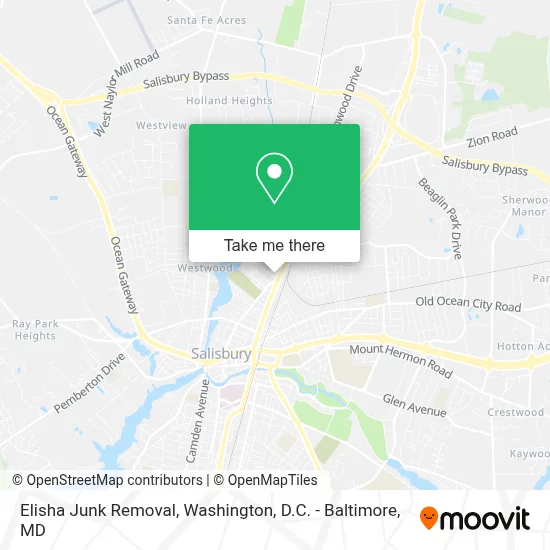 Elisha Junk Removal map
