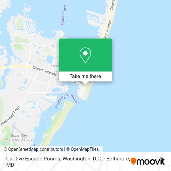 Captive Escape Rooms map