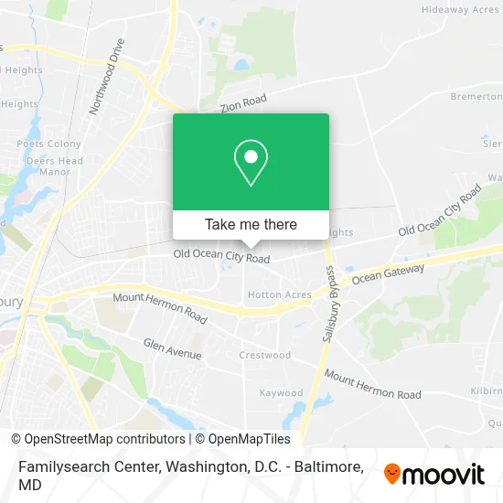 Familysearch Center map