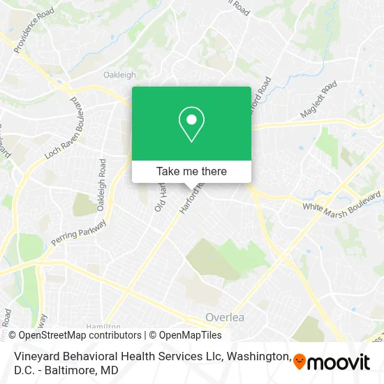 Vineyard Behavioral Health Services Llc map