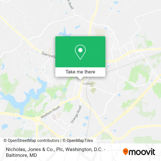 Nicholas, Jones & Co., Plc map