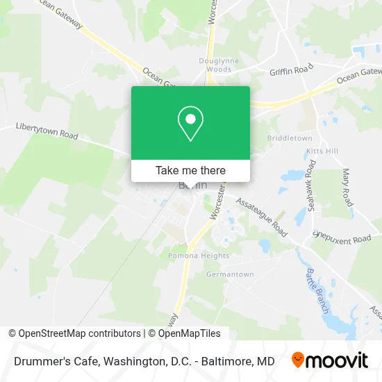 Drummer's Cafe map