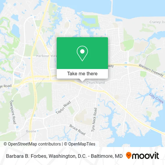 Barbara B. Forbes map