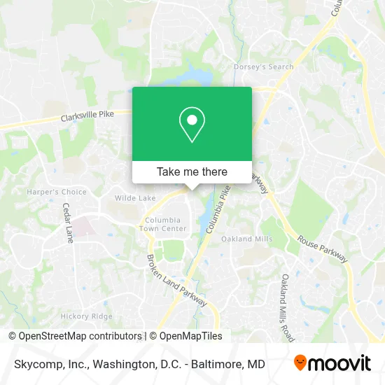 Skycomp, Inc. map