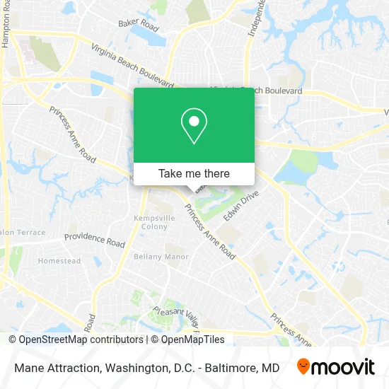 Mane Attraction map