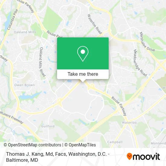 Thomas J. Kang, Md, Facs map