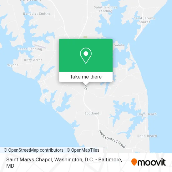 Saint Marys Chapel map