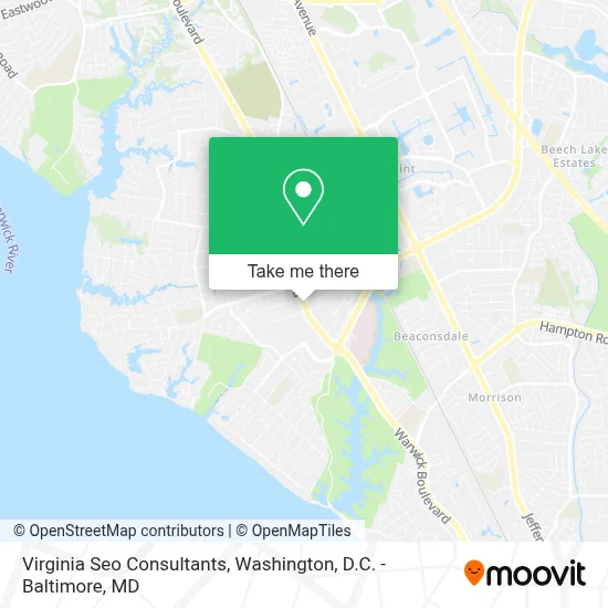 Virginia Seo Consultants map
