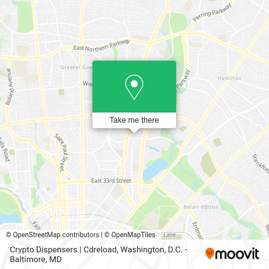 Crypto Dispensers | Cdreload map