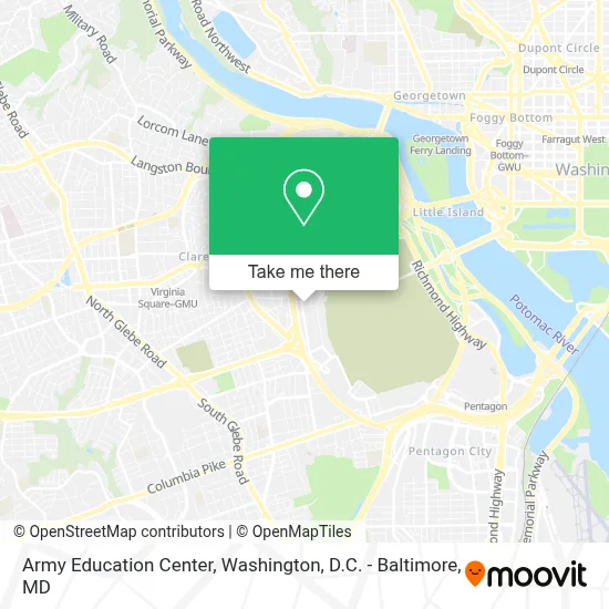 Army Education Center map