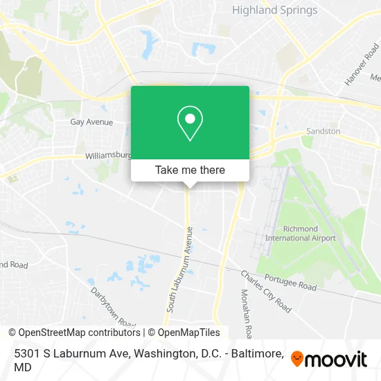 5301 S Laburnum Ave map