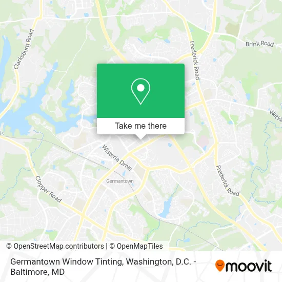 Germantown Window Tinting map