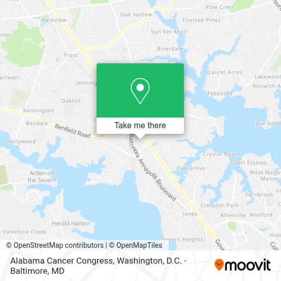Alabama Cancer Congress map