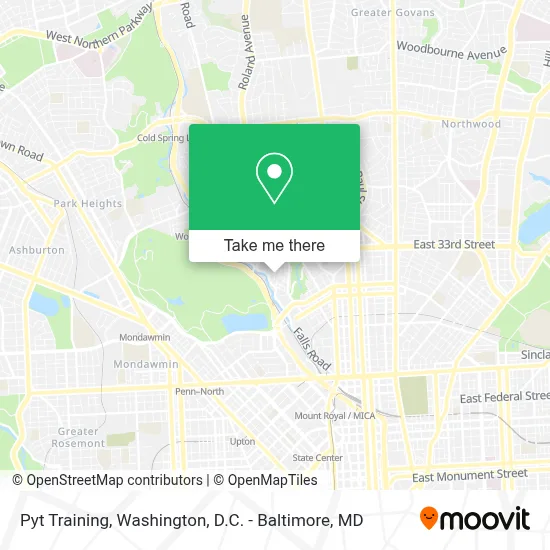 Pyt Training map