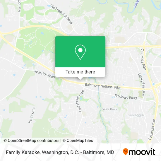Family Karaoke map