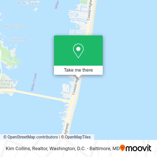 Kim Collins, Realtor map