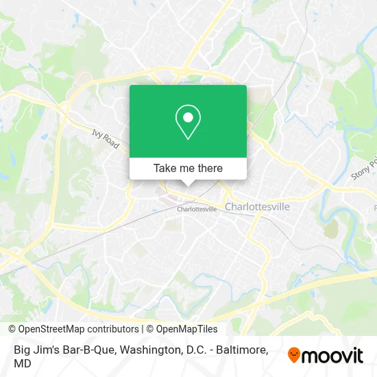 Big Jim's Bar-B-Que map