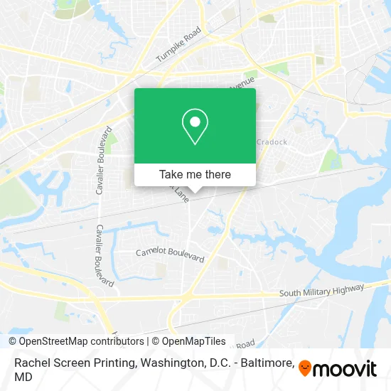 Rachel Screen Printing map