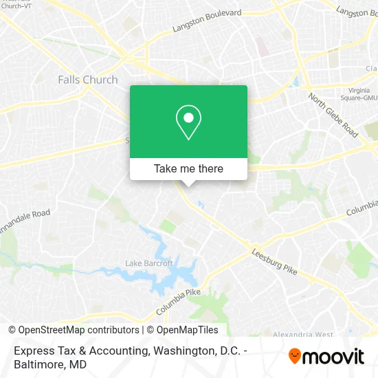 Express Tax & Accounting map