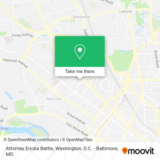 Attorney Ericka Battle map