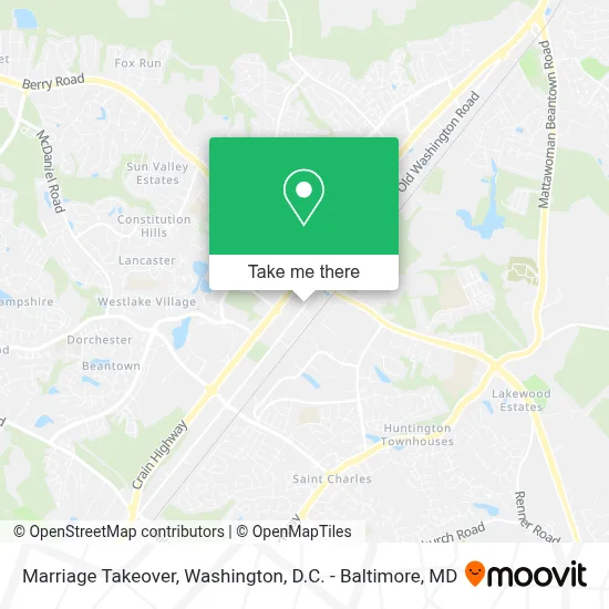 Marriage Takeover map