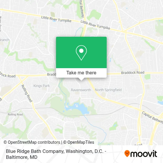Blue Ridge Bath Company map