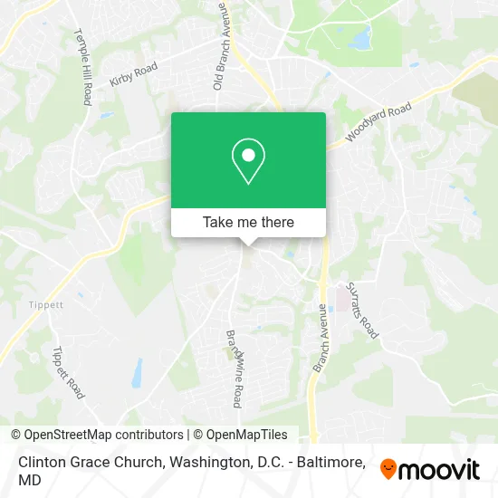 Clinton Grace Church map