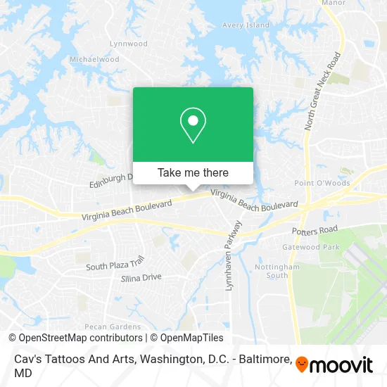 Cav's Tattoos And Arts map